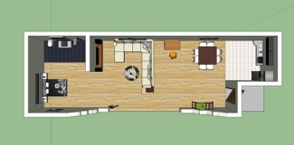 Foto de un plano de la vivienda