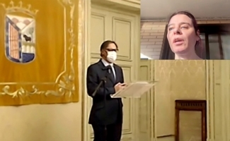 Foto de la presentación de la firma del convenio