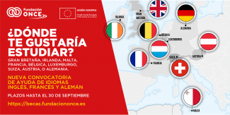 Mapa de Europa con los lugares donde se puede estudiar