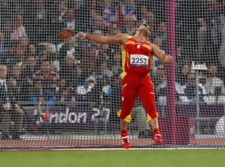 Foto de David Casino compitiendo