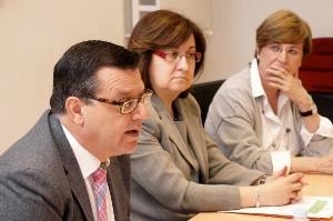 Foto de José Luis Martínez Donoso durante su intervención