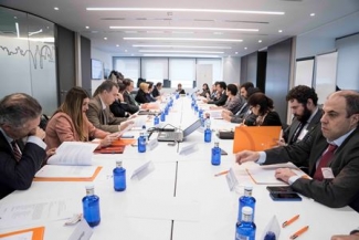 Foto del momento del encuentro