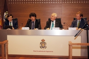 Foto de la mesa de inauguración de las jornadas sobre ingeniería accesible