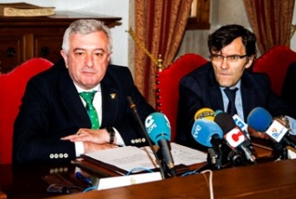 Foto de Alberto Durán con Juan Viaño