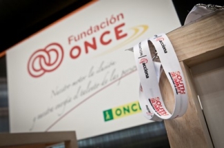 Foto del stand de Fundación ONCE