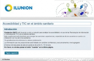 Pantallazo de la primera página del estudio