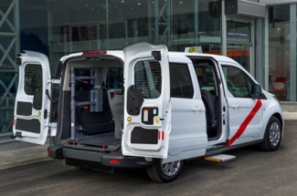 Foto de un taxi accesible