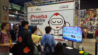 Fotografía de la participación de Fundación ONCE en Gamepolis