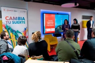 Foto de una de las formaciones en Fundación ONCE