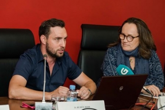 Foto de un momento de la presentación en Fundación ONCE