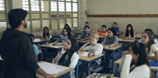 Foto de alumnos en un aula