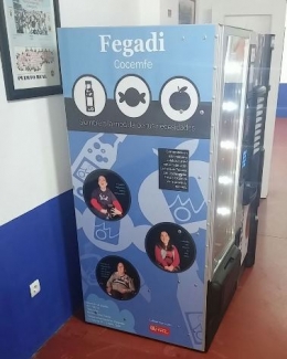 Foto de una de las máquinas expendedoras