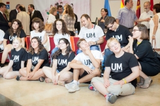 Foto de los alumnos del Campus Inclusivo de Fundación ONCE