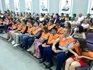 Foto de los alumnos en la graduación