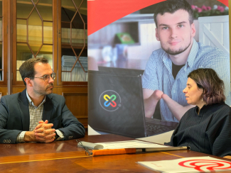 Foto de los firmantes del acuerdo