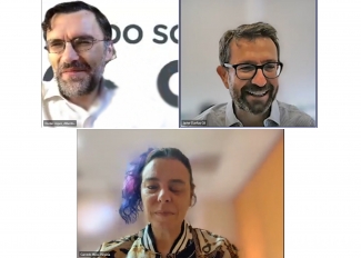 Captura de pantalla con los asistentes al evento