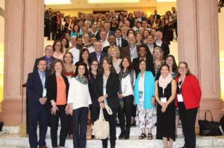 Foto de familia de las personas que han participado