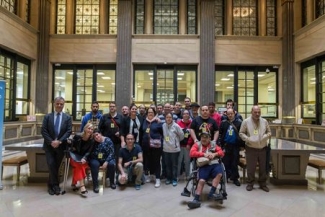 Foto de los alumnos que han ido a la visita