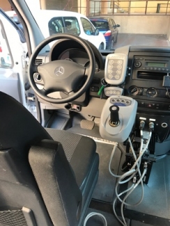 Foto del interior de la furgoneta