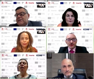 Pantallazo de las personas que han intervenido