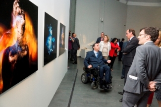 Foto de un momento de la visita