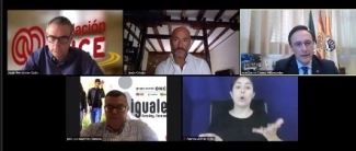 Pantallazo de las personas que han partipado en la presentación