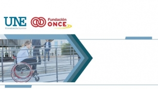 Creatividad en la que aparece una foto de una persona en silla de ruedas