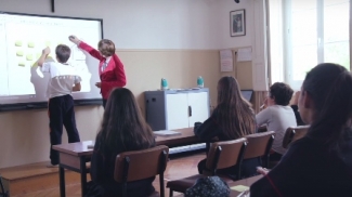 Foto de alumnos participando