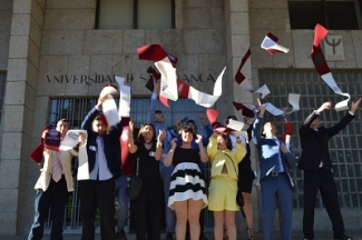 Foto de la graduación del curso pasado en la Universidad de Salamanca