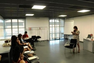 Foto de uno de los talleres de cine