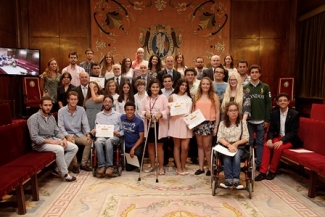 Imagen Alumnos en el Campus de 2015