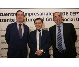 foto de alberto durán con el presidente de la CEOE