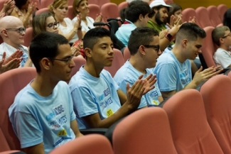 Foto de alumnos con discapacidad