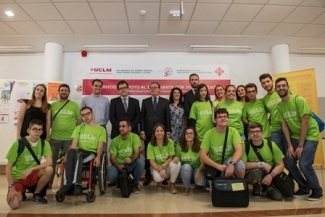 Fotos presentación con los alumnos