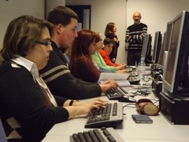 Foto de un momento del curso de FSC Inserta de Fundación ONCE