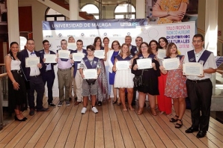 Imagen de la graduación de la edición anterior en Málaga