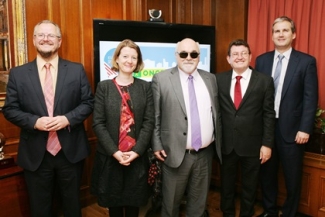 Foto de la visita en Dirección General de ONCE