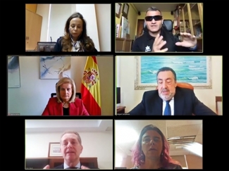 pantallazo de las personas que han participado en el encuentro