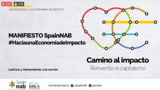 cartela anunciando la lectura del manifiesto