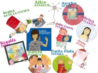 Fotomontaje con todas las portadas de los cuentos