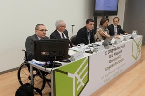 Foto de una de las mesas de la jornada