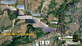 Imagen del recorrido por la ciudad de Jaca