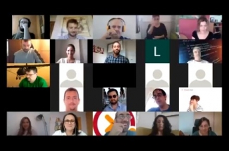 Pantallazo de las personas que han intervenido