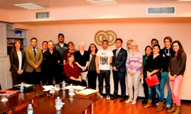 Foto de los deportistas paralimpicos en la jornada