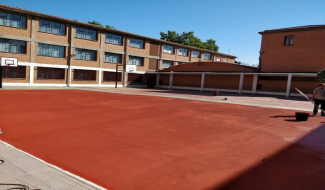 foto del patio de un colegio