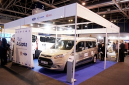 Foto del stand del Plan Adapta en la Feria del Taxi