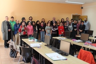 foto con los alumnos