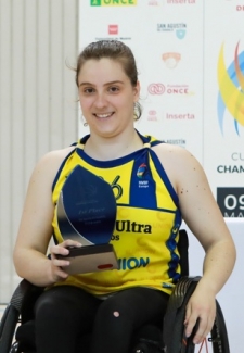 Foto de Sara Revuelta en los cuartos del año pasado