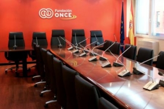 Sala Patronato en la sede de Fundación ONCE