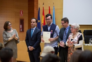 Foto de la entrega de diplomas
